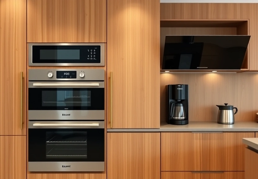Premium built-in appliances in Solstice kitchen